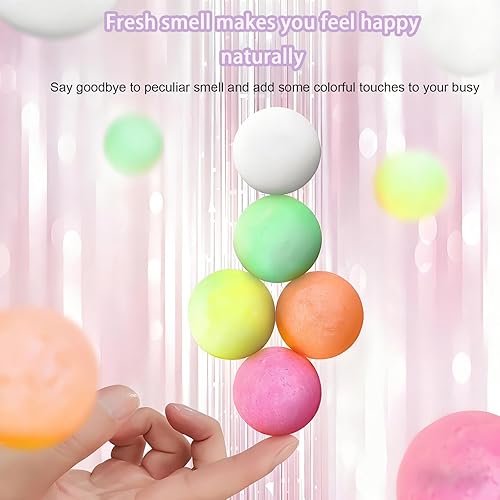 Miniatura 7 de 3 bolsas15 píldoras bolas de fragancia, desodorizador de inodoro (forma esférica)