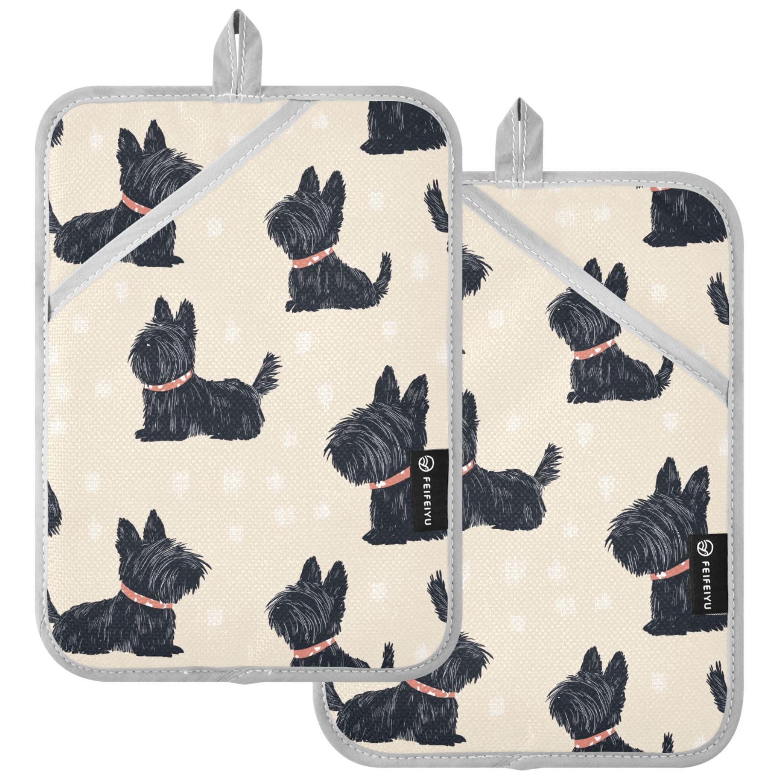 Maniques de poche matelassées et gants de cuisine pour four et barbecue