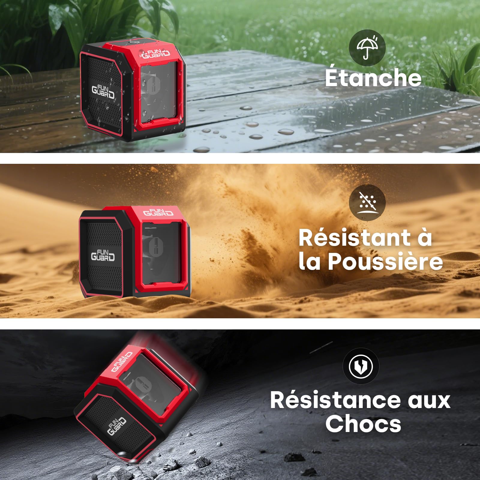 Niveau Laser Autonivelant, 20M Rouge Laser Horizontal/Vertical Lignes, 2 x AA piles, IP54 pour Les Chantiers,Décoration d'intérieur, DIY