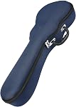 Eacam Ukulele Case Backpack for 23in 24in – 1200D Polyester Waterproof Bag with Cushioned Interior (23/24 inch Blue)