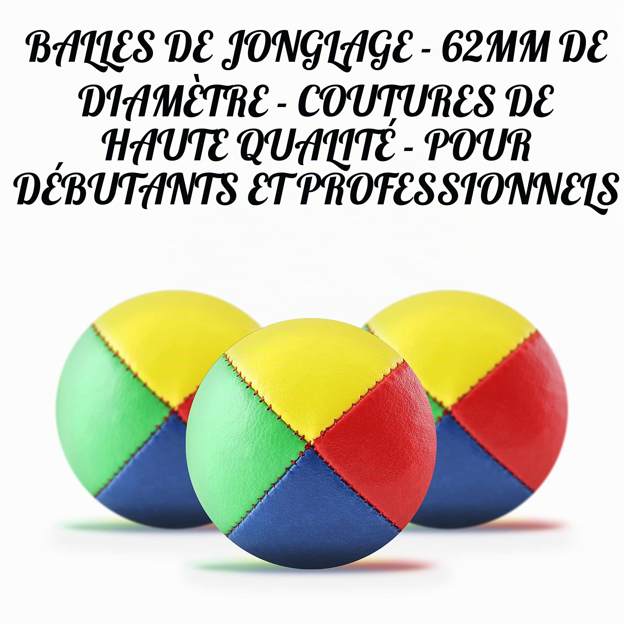 Diabolo Freizeitsport - Set de Jonglage pour Enfants et Adultes - Massues de Jonglage, Chiffons, Assiette, Balles de Jonglage et Baguette - Guide et Sac de Transport Inclus