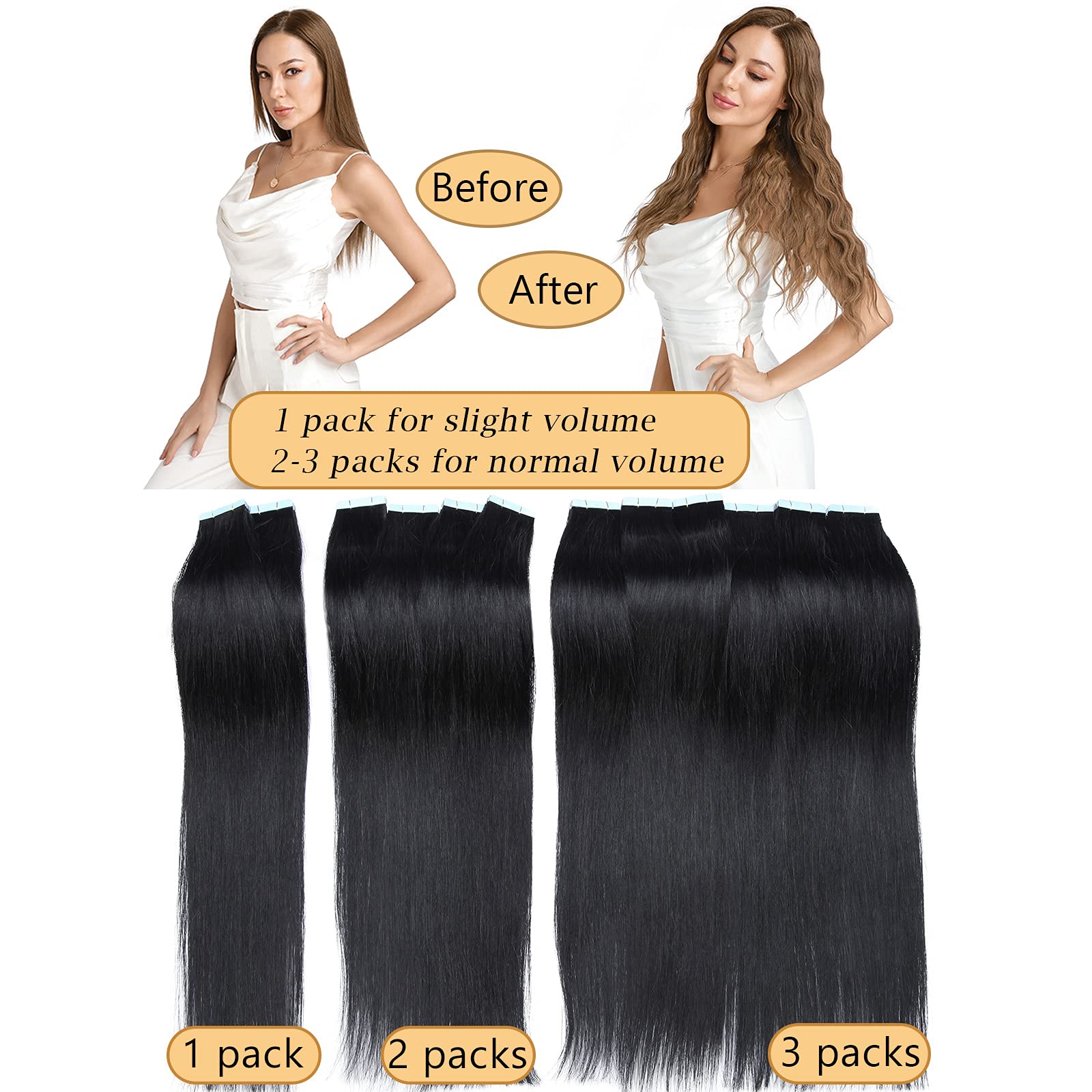SEGO Extension Adhesive Cheveux Naturel Blonde - Bande Adhesive Extension Cheveux Adhesifs - Extension Cheveux Humain Adhesive - 40cm (40Pcs) 60#Blond Platine 100g (2.5g/Pièces)