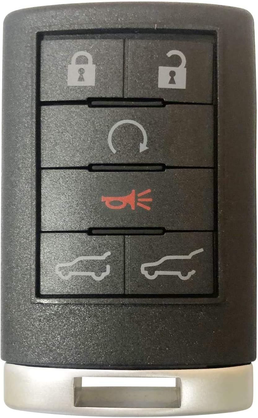 Replacement Remote Car Key Fob fits OUC6000066 315MHZ Cadillac Chevy GMC 07-14 Escalade EscaladeESV YukonXL1500 Suburban1500 Tahoe