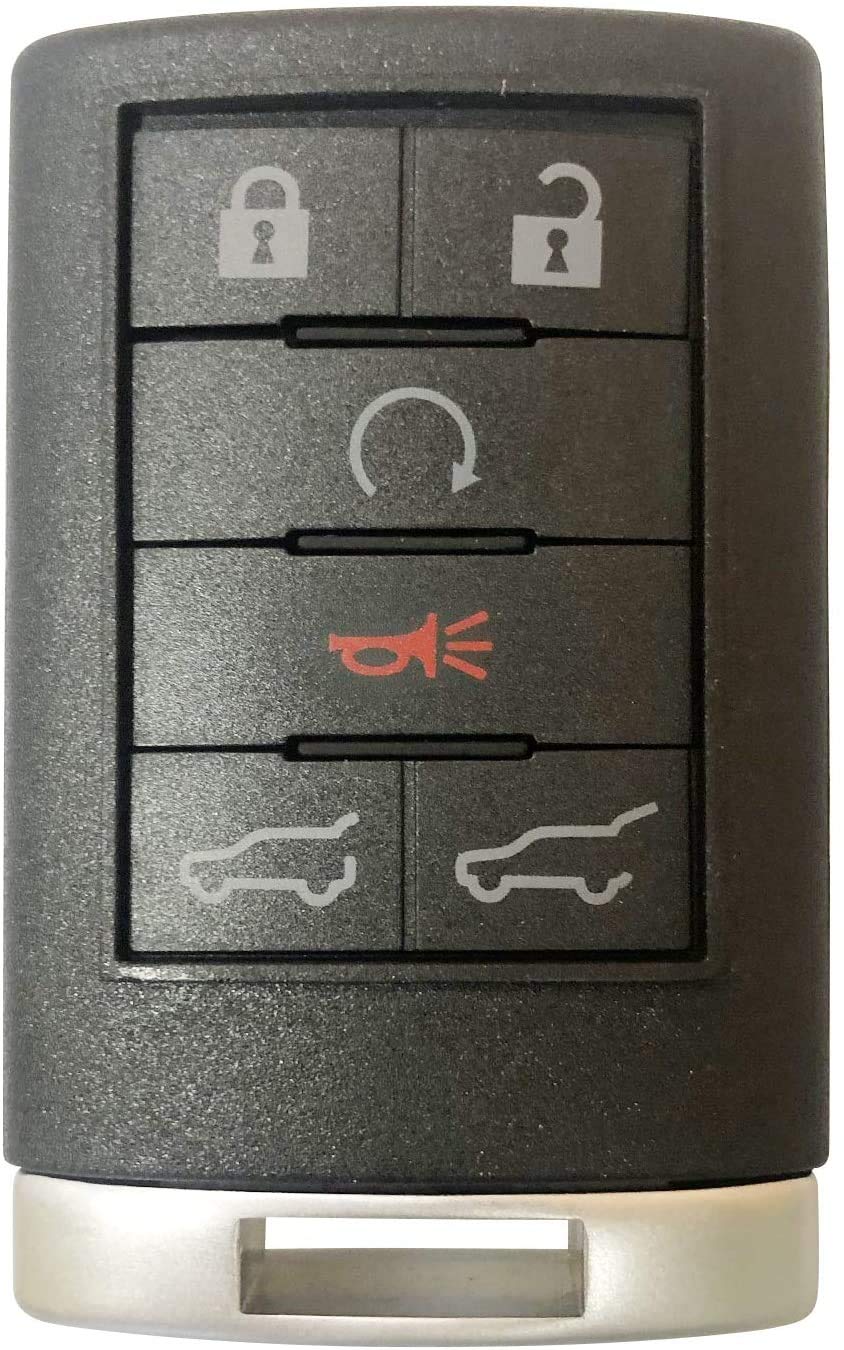 BexKeyless Replacement Remote Car Key Fob fits OUC6000066 315MHZ Cadillac Chevy GMC 07-13 Yukon EscaladeEXT Suburban2500 YukonXL2500/2014 Suburban/12-14 Traverse