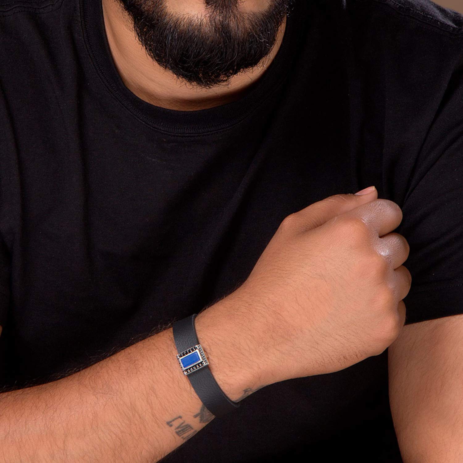 Dare Milestone Charm Leather Bracelet