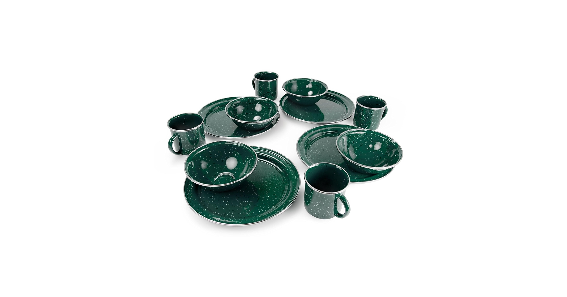 GSI ジーエスアイ　パイオニア　ホーロー 食器セット　（※１２点セット） Amazon.com : GSI Outdoors Pioneer Enamel 12 Pieces (4-Person