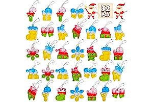 Christmas Party Favors for Kids: Mini Pop Keychain Toys Pack