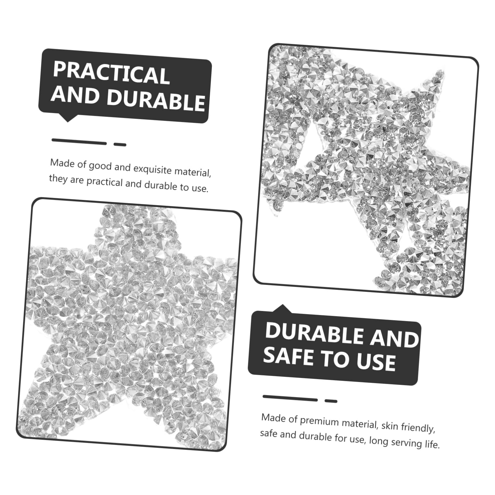 Operitacx 100pezzi Toppe Termoadesive Patch Decorative Per Abbigliamento e Accessori Per Riparazioni e Decorazioni Jeans e Borse