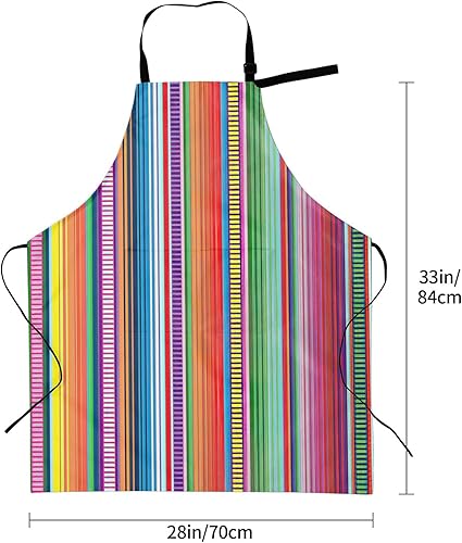 Miniatura 5 de Divertido delantal ajustable para barbacoa para mujeres y hombres, regalos de cumpleaños, parrilla, cocinero, babero, 2 bolsillos