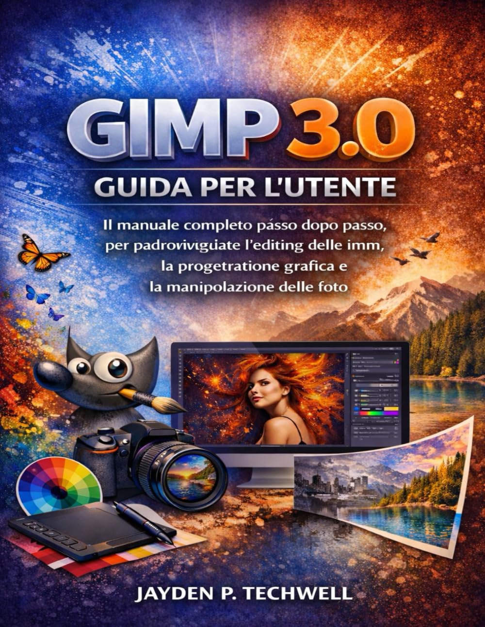 GIMP 3.0 GUIDA PER L'UTENTE: Il manuale completo passo dopo passo per padroneggiare l'editing delle immagini, la progettazione grafica e la manipolazione delle foto