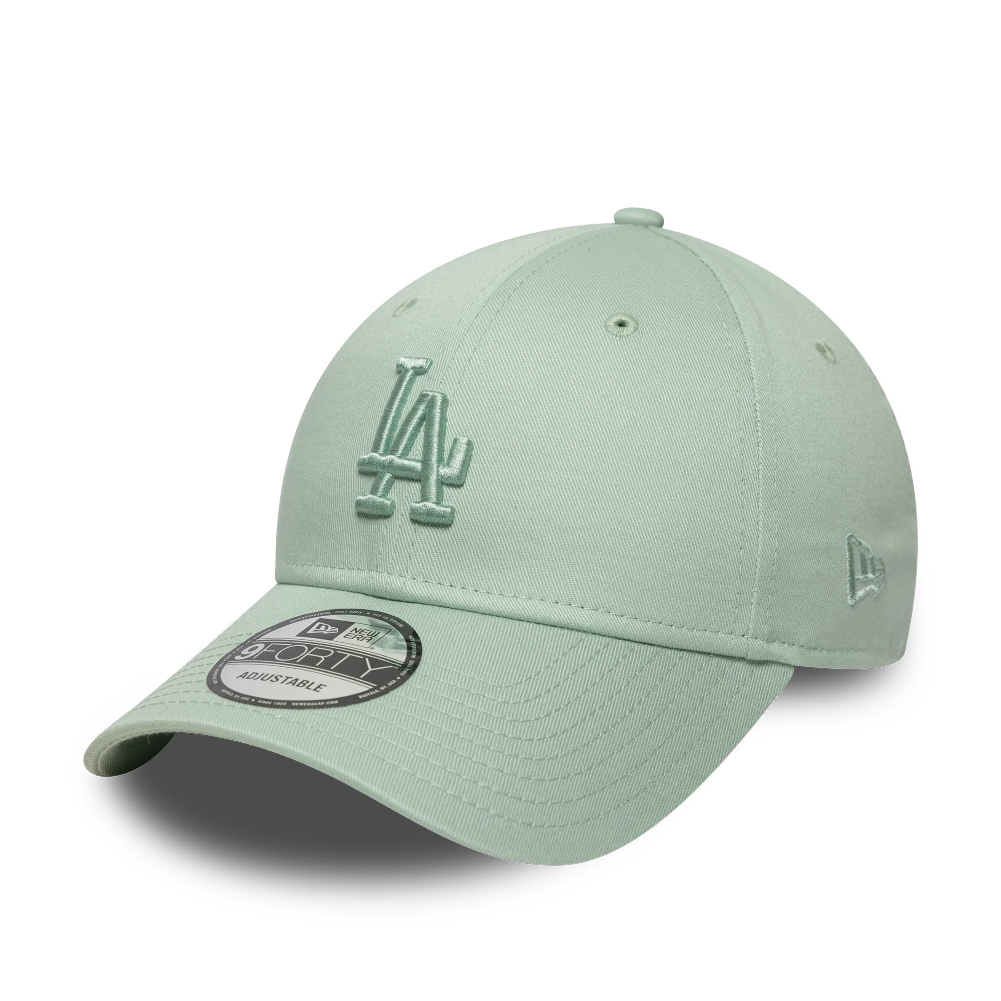 New Era Unisex Green Adult's 9Forty Midi Logo Mlb Los Angeles Dodgers Strapback Baseball Cap Hat