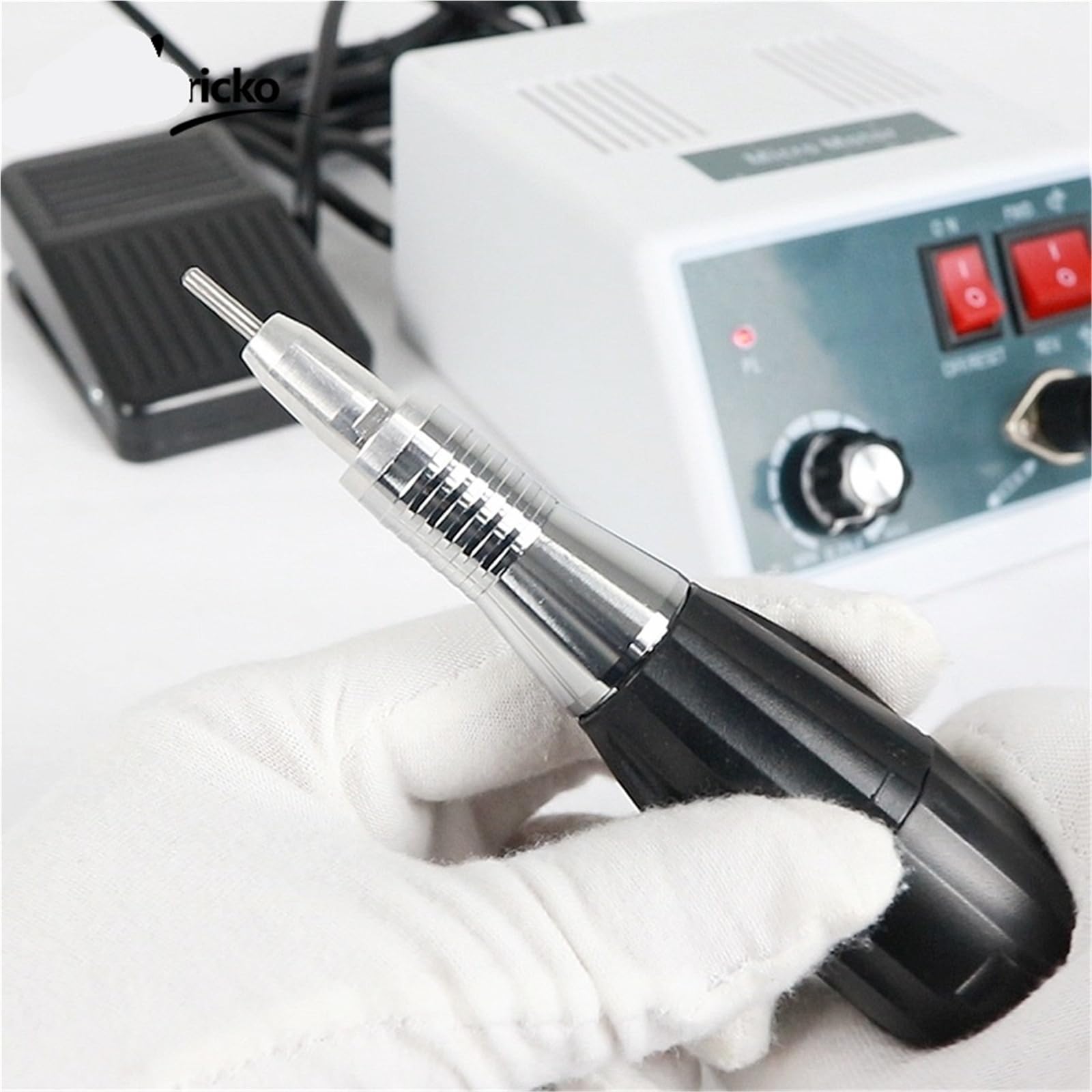 35000 U/min Professioneller elektrischer Nagelpolierer Mikromotor-Schleifmaschine Bohrmaschine Nail Art Maniküre Pediküre Ausrüstung Werkzeuge(Nail Machine Only US)