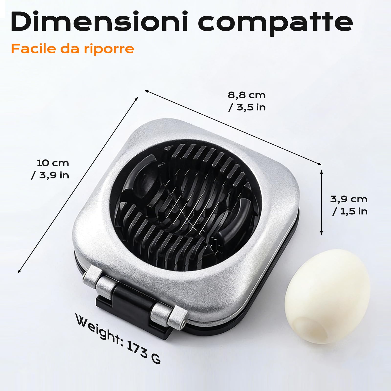 Affettatrice Per Insalate Affettatrice Per Uova Sode, In Alluminio, Per Uova, Fragole, Funghi, Frutta Morbida, Filo In Acciaio Inox, Gadget Da Cucina Per Funghi, Kiwi Affettatrice Per Funghi