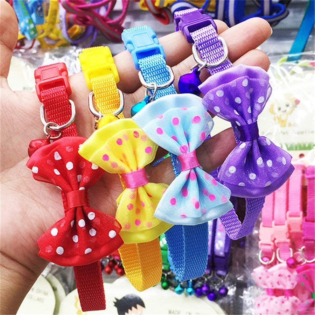 Royale Cat Pet Collar Adjustable Bow-Tie with Bell for Dog and Cat (Color May Vary)- 1 Piece. (B098QHGLXM) Amazon Price History, Amazon Price Tracker