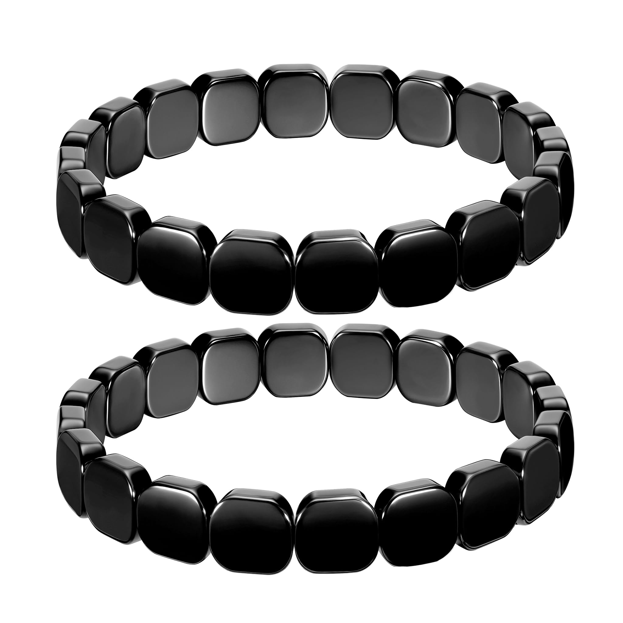 Valentines Day Gifts for Men Hematite Bracelet for Men Natural Stones Handmade Bracelets - Reignites Masculine Energy Male Healing Bracelets for Mens Inspirational Brithday Gifts