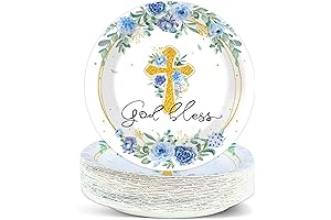 48 PCS Baptism Plates For First Communion