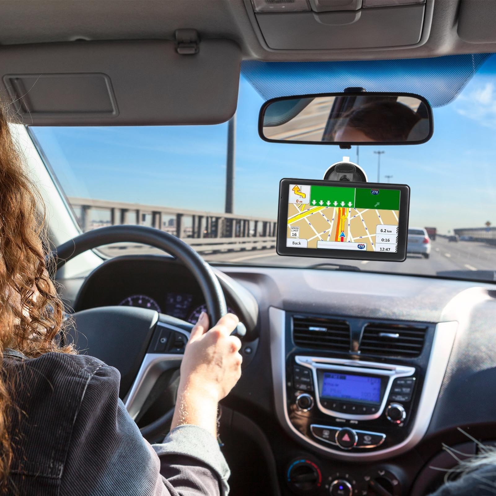 GPS para Coches – Dispositivo GPS de navegación de 17,78 cm – Dispositivo