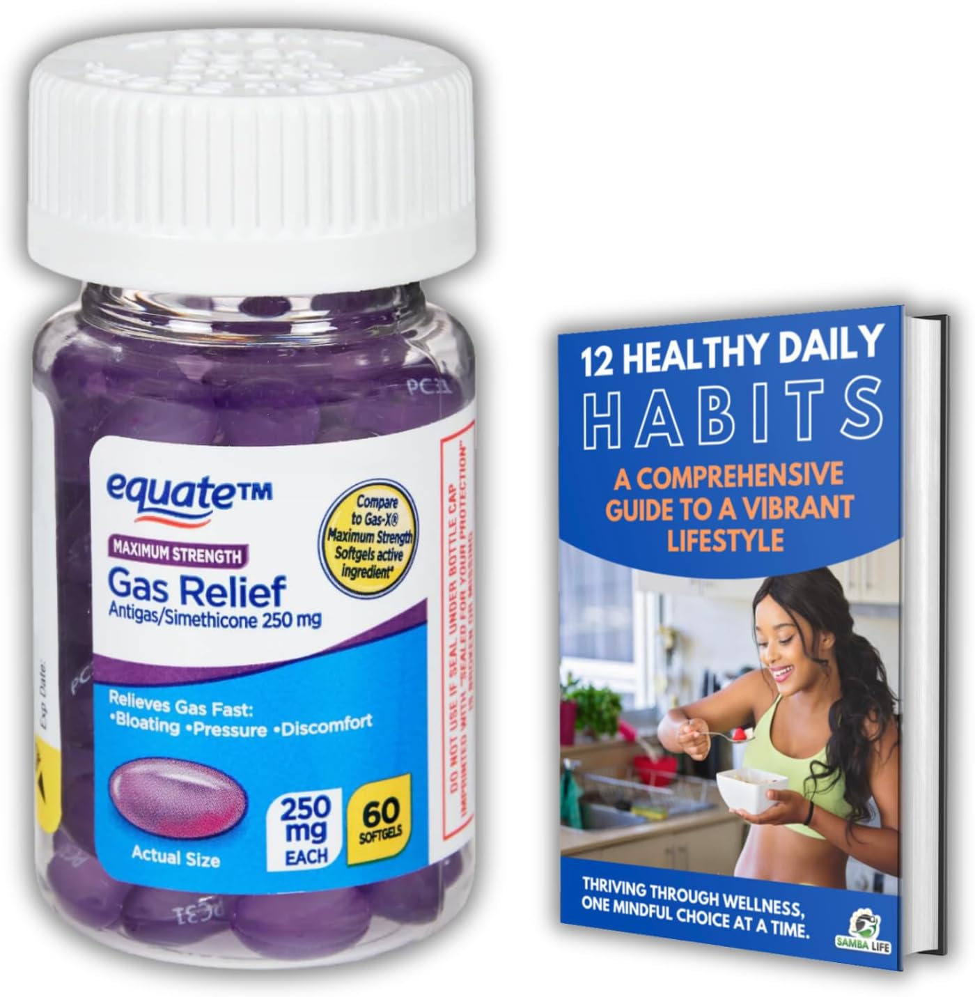 Samba Life Equate Gas Relief Pills for Adults Maximum