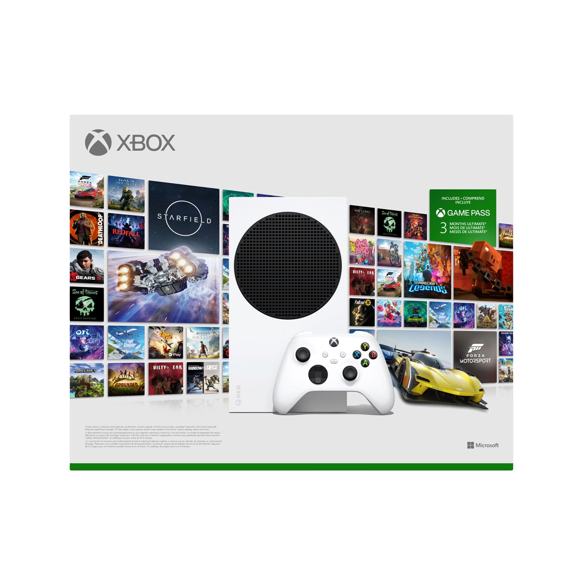 Xbox STOCKEXE SERIES S 512GO STARTER PACK - 3 MOIS GAME PASS ULTIMATE