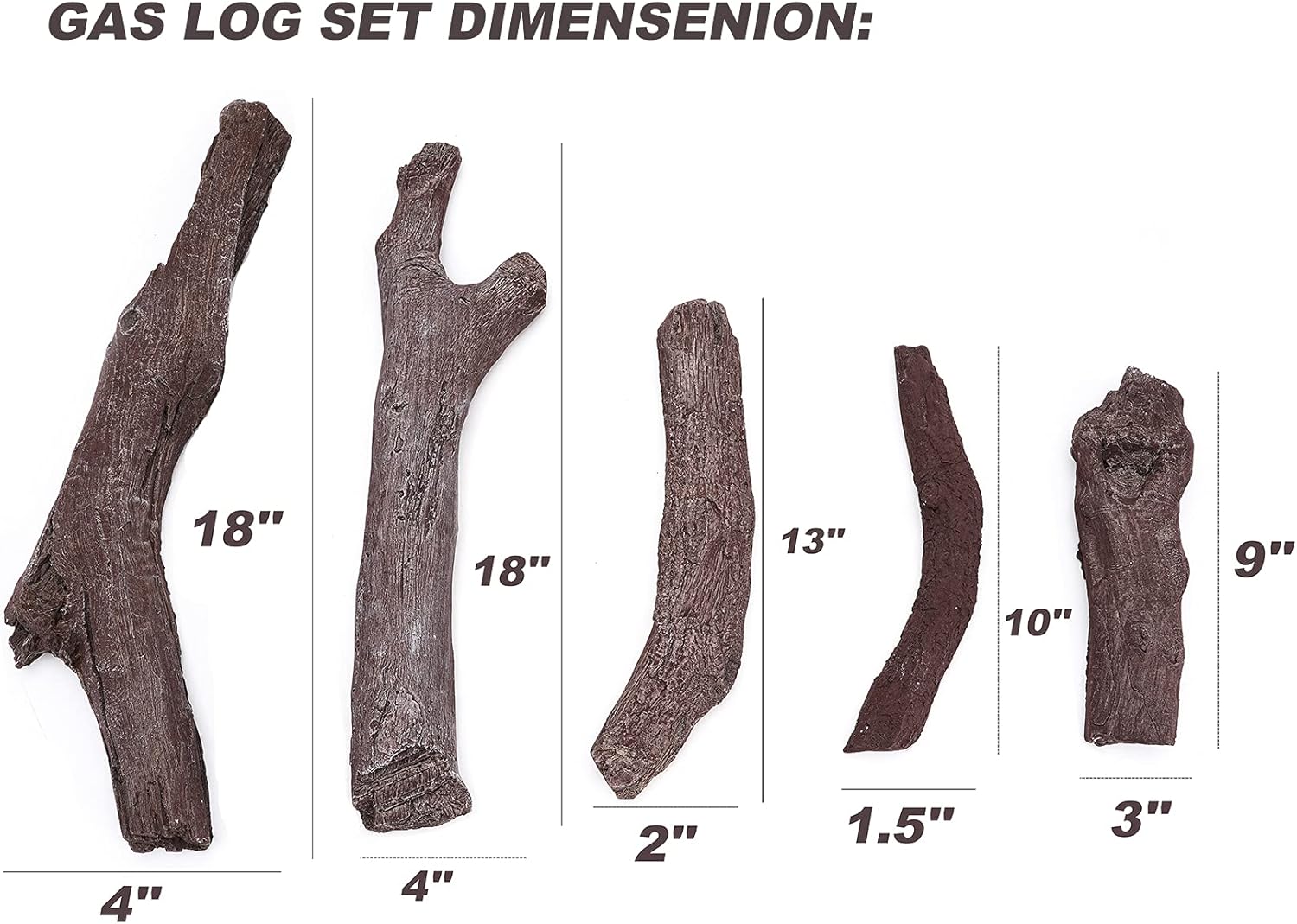Get Discount Offer Stanbroil 5 Piece Set of Fireplace Wood Logs for All Types of Ventless, Gel, Ethanol, Electric, Propane, Indooror or Outdoor Fireplaces and Fire Pits Free Shipping Offer Stanbroil 5 Piece Set of Fireplace Wood Logs for All Types of Ventless, Gel, Ethanol, Electric, Propane, Indooror or Outdoor Fireplaces and Fire Pits