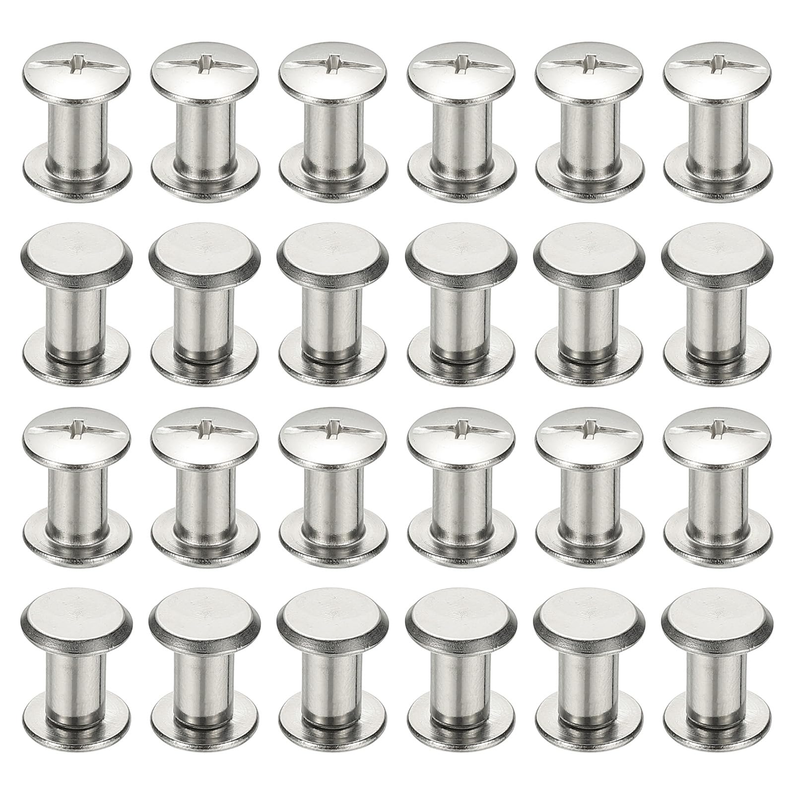 PATIKIL 24 Sets Chicago Screws