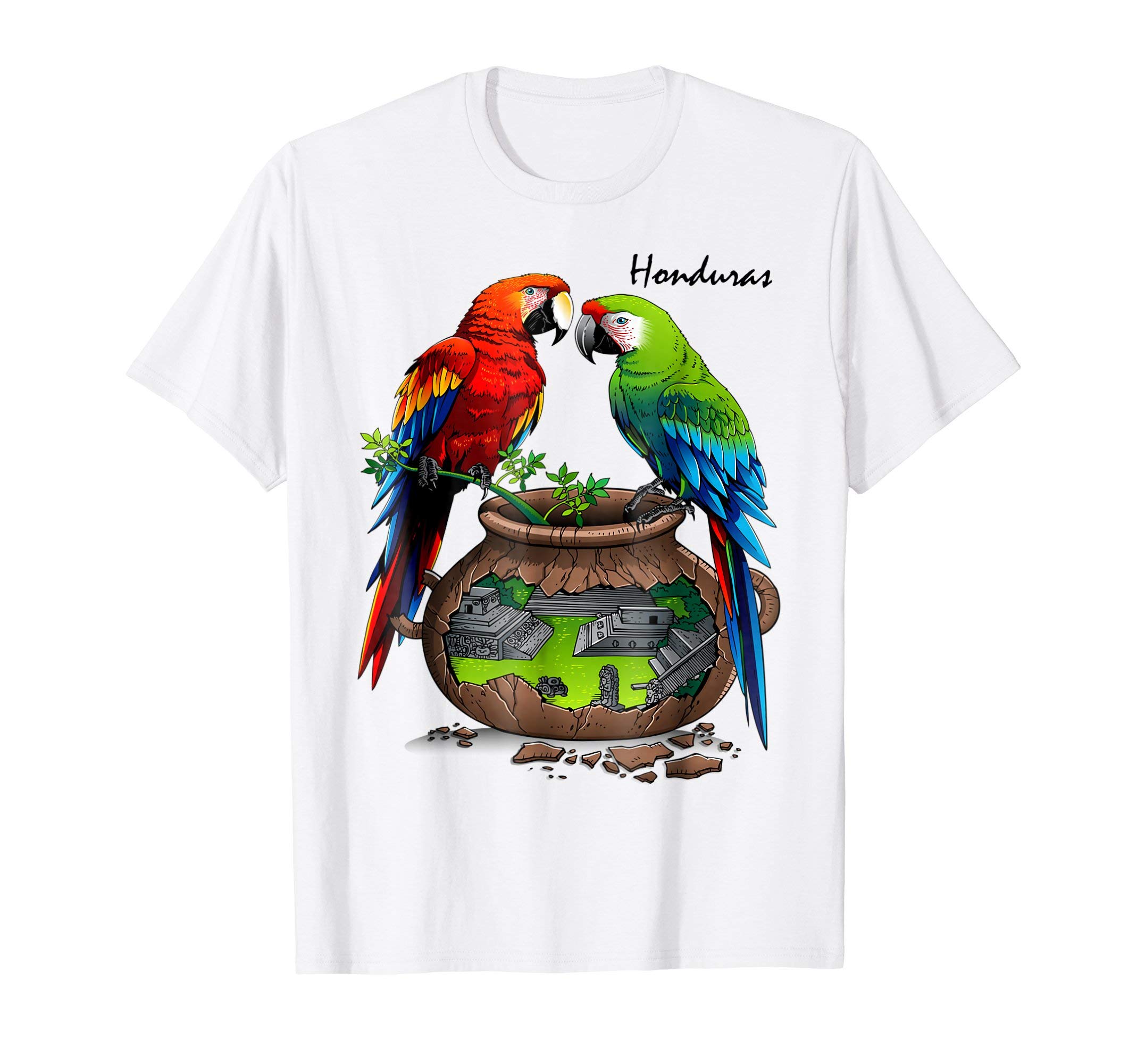 Vivo FashionHonduras, Copan maya, loros T-ShirtOEKO-TEX STANDARD 100