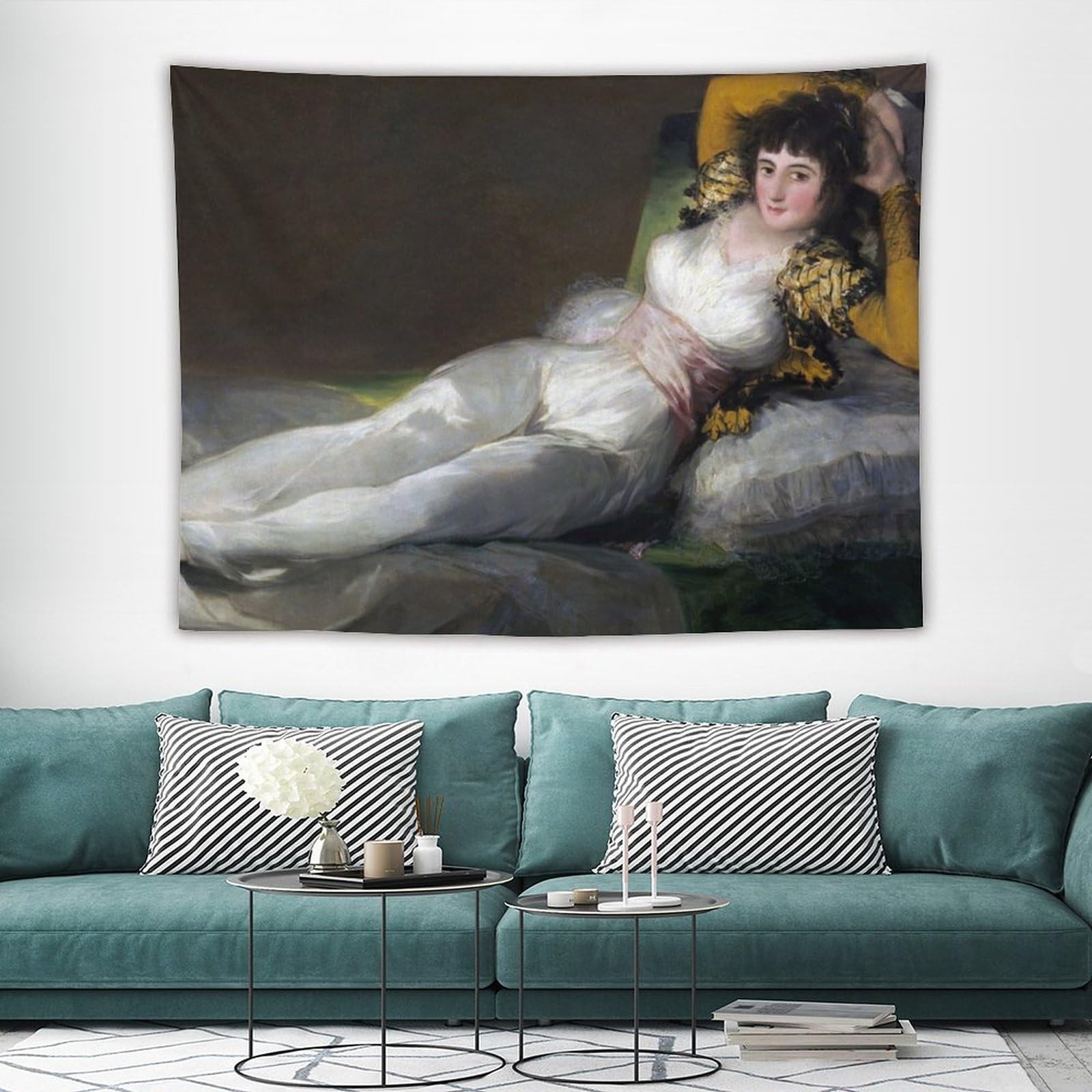 Amazon.co.jp: フランシスコ・ゴヤの有名な絵画「着衣のマハ」 絵画