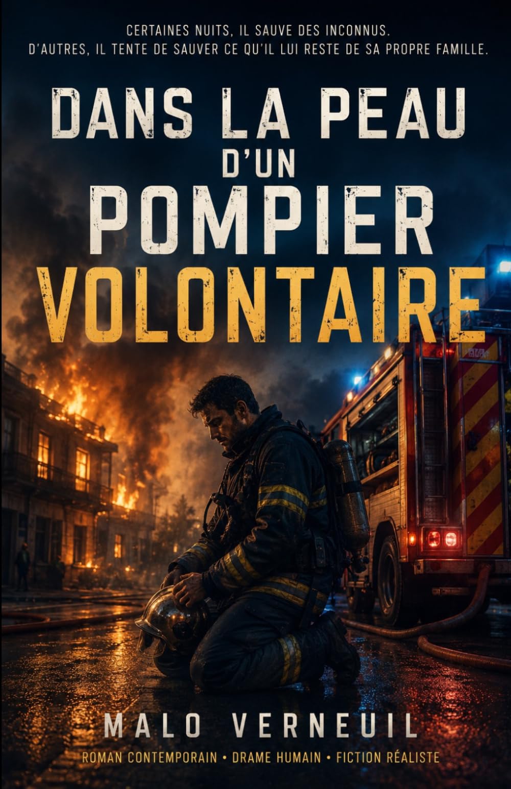 Dans la peau d’un pompier volontaire: Entre incendies, fatigue et blessures familiales, un homme tente de ne pas se perdre en voulant sauver tout le monde. (DANS LA PEAU… – Les romans du réel)