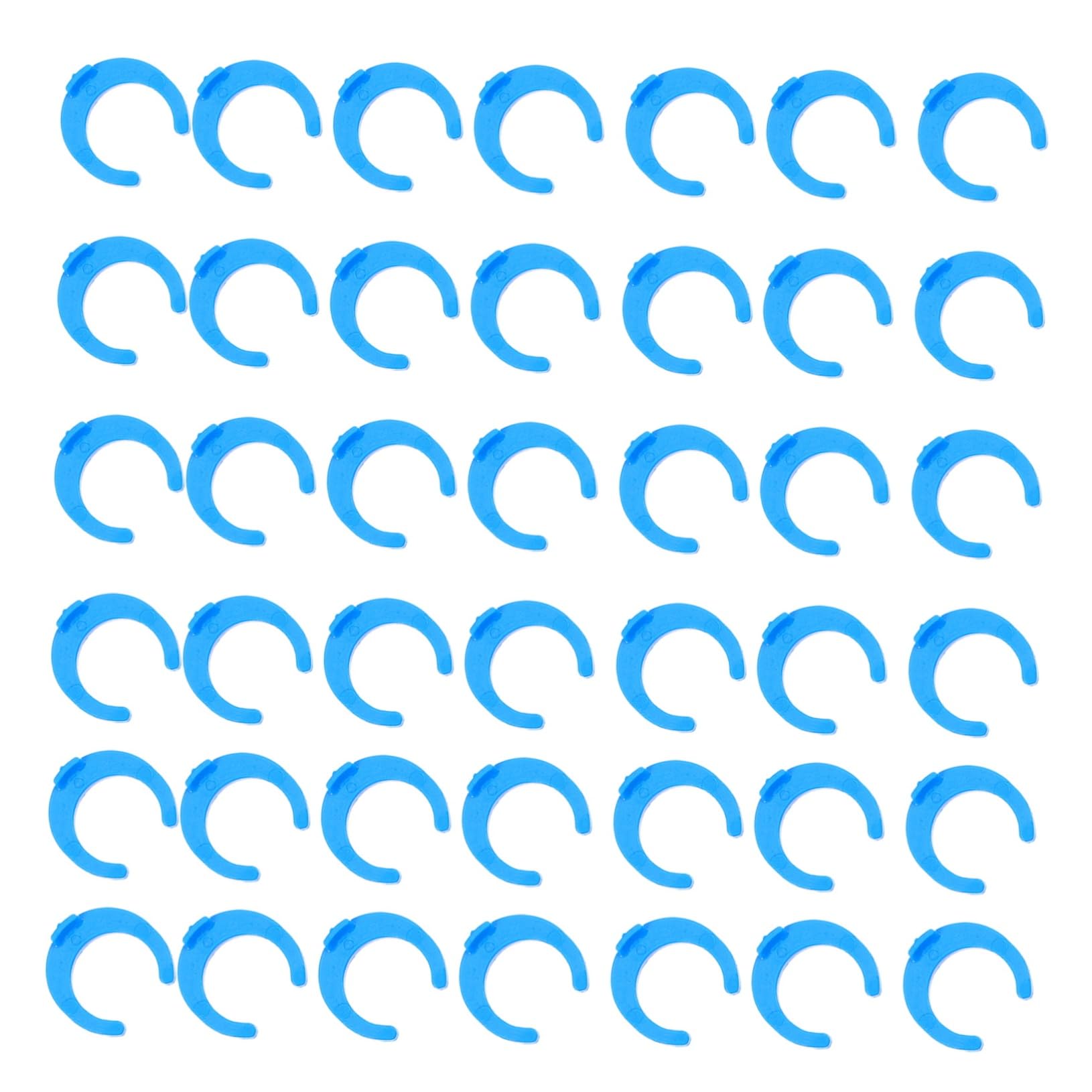 PRETYZOOM 100Pcs Blue Locking Clips Quick Connectors for Water Purifier Systems Easy Install Remove Water Filter Parts Prevent Leakage Fittings