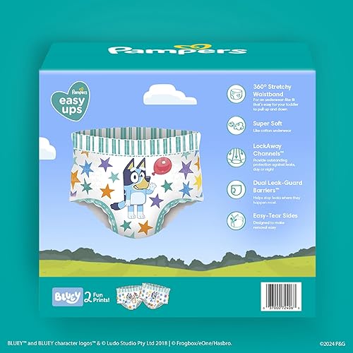 Vista 37 de Pampers Easy Ups Pañales de entrenamiento para niños y niñas, talla 5T-6T, 80 piezas, paquete enorme