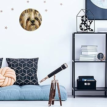 アンティーク目玉時計 シーズー犬？ Amazon.co.jp: 壁掛け時計 シーズー犬 子犬 壁掛け時計 10インチ