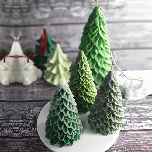 Miniatura 6 de Vela colgante para árbol de Navidad, molde de silicona, yeso, resina epoxi, molde de jabón, pastel de fondante, molde para hornear de chocolate y