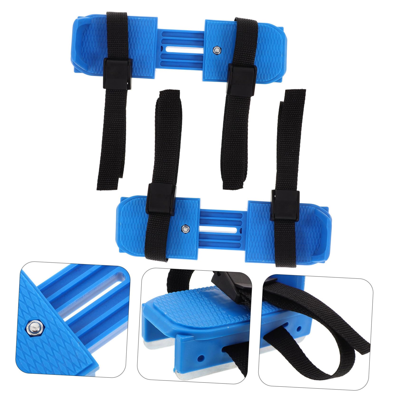 Kisangel 1paio Regolabili per con Scivolo e Cinturino Protezione Antifallimento Skates per Principianti Invernali all