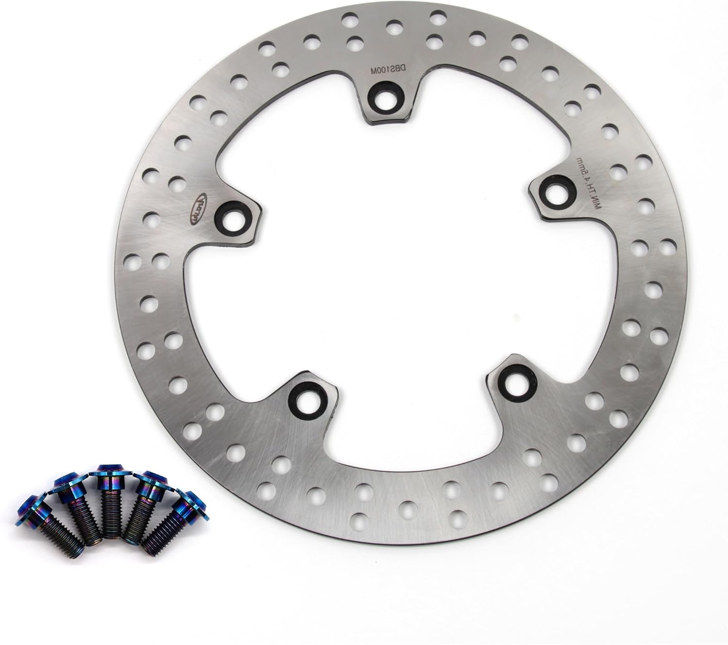 Rear Brake Disc Rotor W/Mounting Bolts Screws for BMW R1200GS ADVENTURE 2006-2014, R1200RT 05-13, R1200ST 05-08, R NINE T 1200 14-21, K1300R ABS 08-14, K1300S 09-15, K1600GT 2018