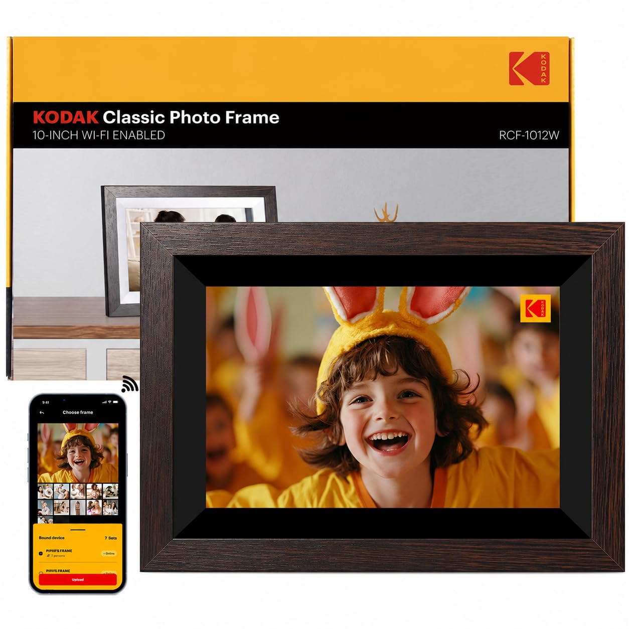 Amazon | KODAK (コダック) 10.1インチ WiFi デジタルフォトフレーム