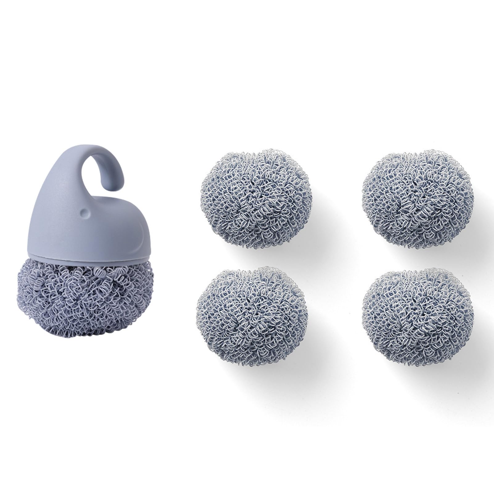 Pan Cleaning Brush Shirt Handle Multifunctional Steel Wire Construction Kitchen Scrub Brush