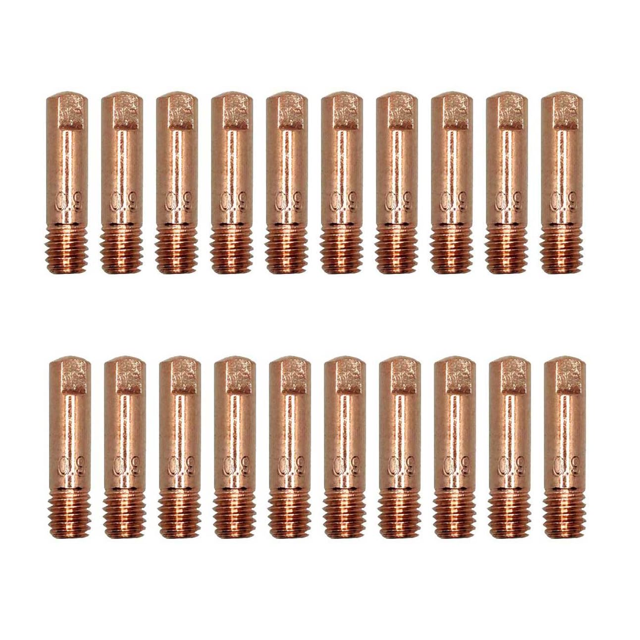 20-Pack MIG Welding Contact Tips 0.035" (0.9mm)