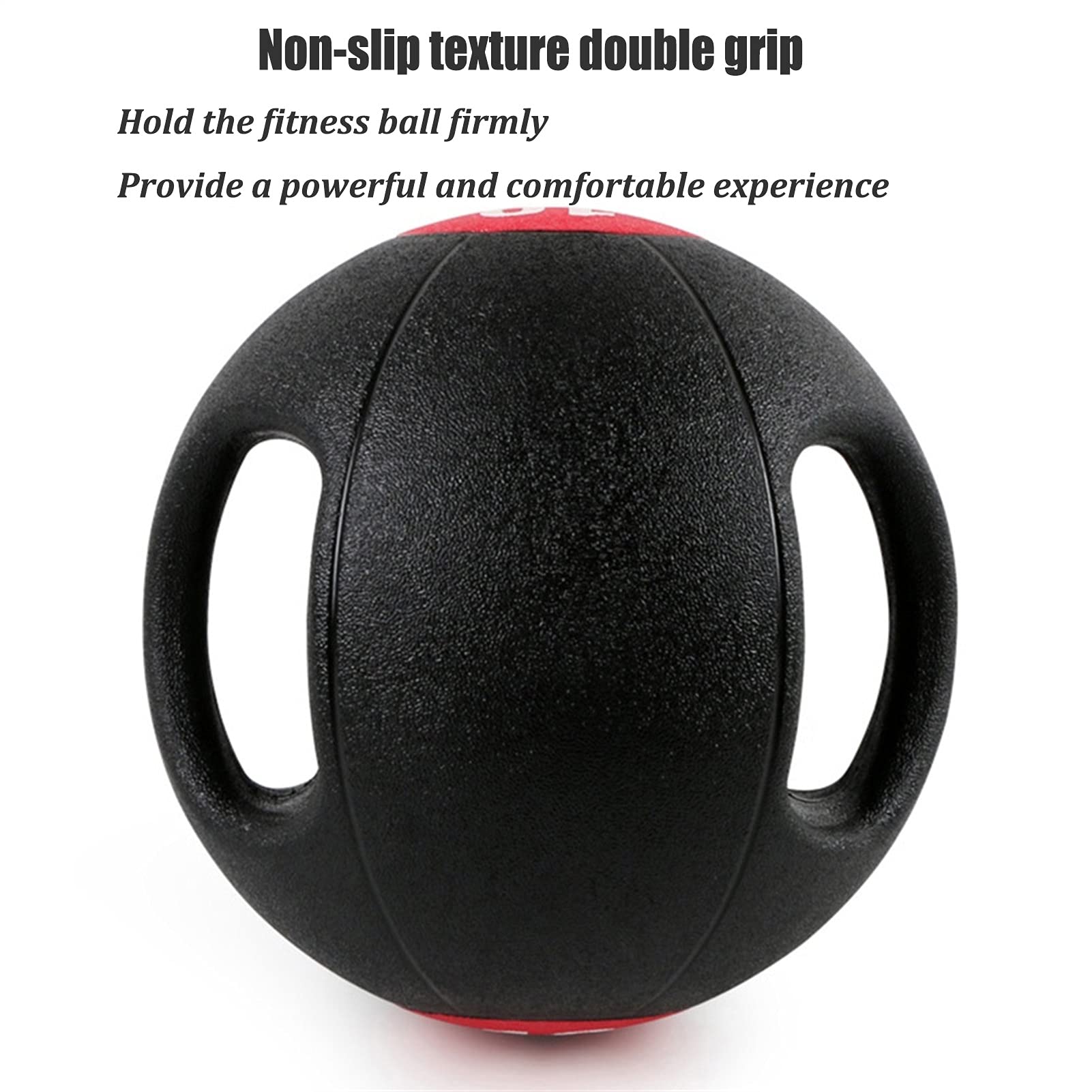 Medizinbälle Medizinball, elastischer Ball mit Griff, Schwerkraftball, Taille und Bauchbilanzkugel, mit Anti-Leck-Düse, 3kg / 4kg / 5kg / 6kg / 7kg / 8kg / 9kg / 10kg (Size : 4kg/8.8lb)