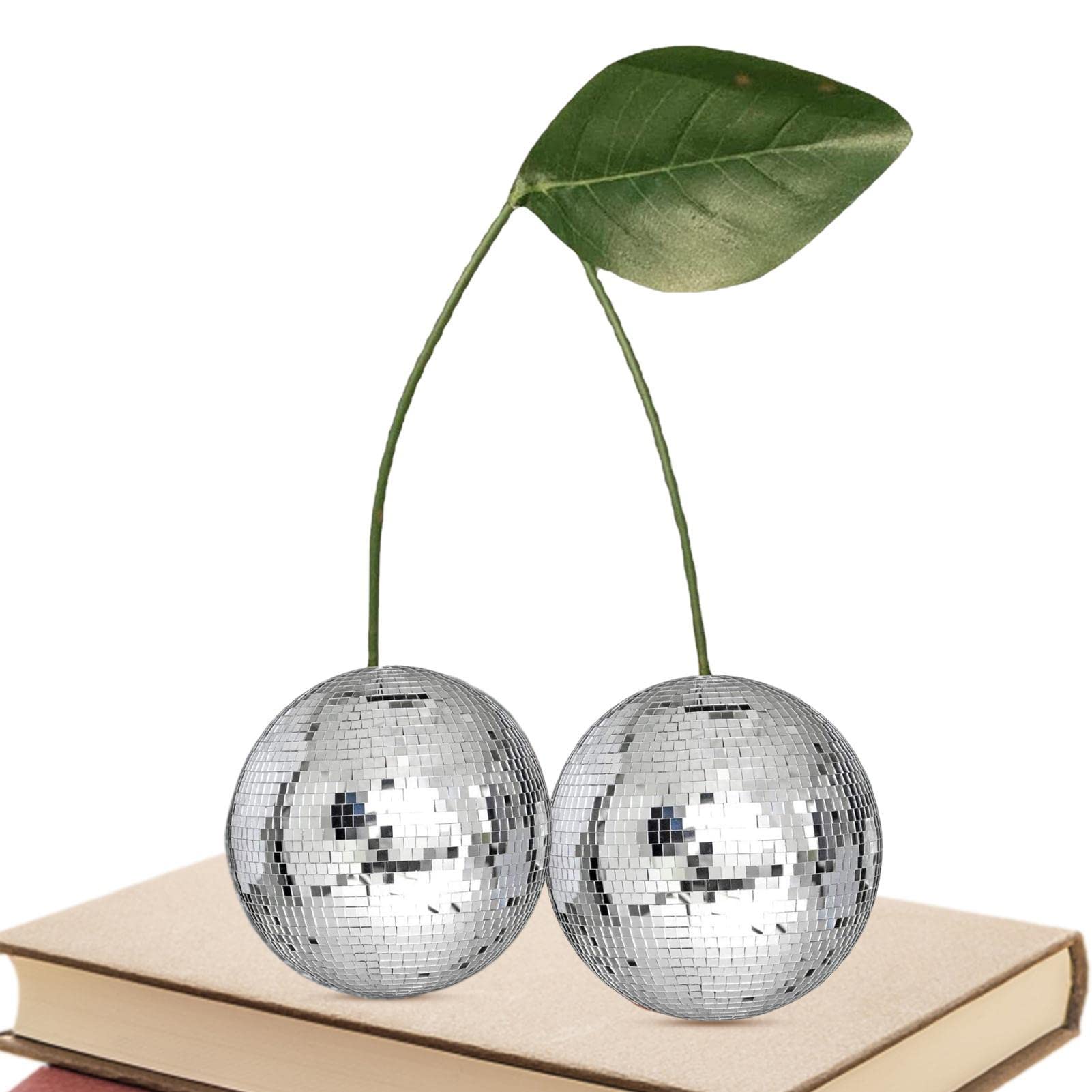 Cherry Disco Balls Decor - Disco Ball Cherry Room Decor - Disco Ball, , Centrepiece, Disco Ball, Dance for Bar, , Theme Party, DJ Decor