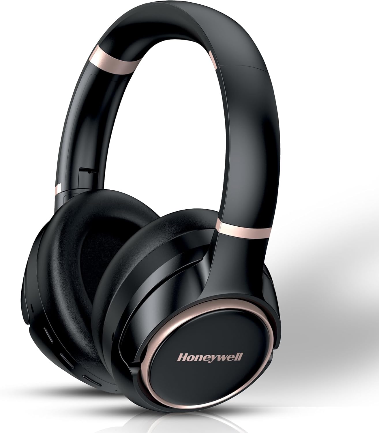 Honeywell Trueno U20 Bluetooth v5.4 Over-Ear Headphones with Mic, Hybrid ANC, Spatial Audio &Head Tracking, 70H Playback, High-Res Sound, Dual Pairing, 40ms low latency, Quad Cable-Black Honeywell Trueno U20 Bluetooth v5.4 Over-Ear Headphones with Mic, Hybrid ANC, Spatial Audio &Head Tracking, 70H Playback, High-Res Sound, Dual Pairing, 40ms low latency, Quad Cable-Black