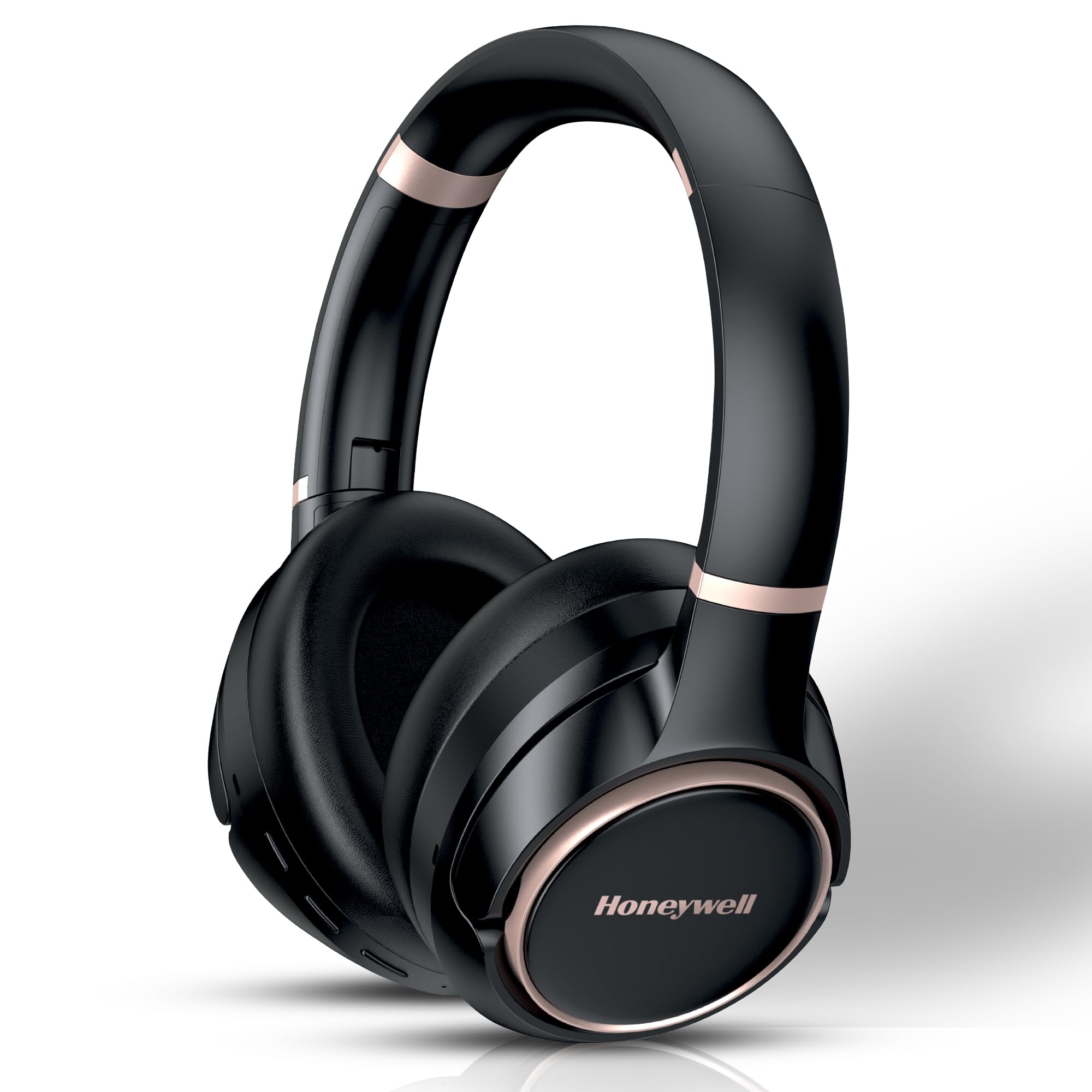 Honeywell New Launch Trueno U20 Bluetooth v5.4 Over-Ear Headphones with Mic, Hybrid ANC, Spatial Audio &Head Tracking, 70H Playback, High-Res Sound, Dual Pairing, 40ms Low Latency, Quad Cable-Black-image-15