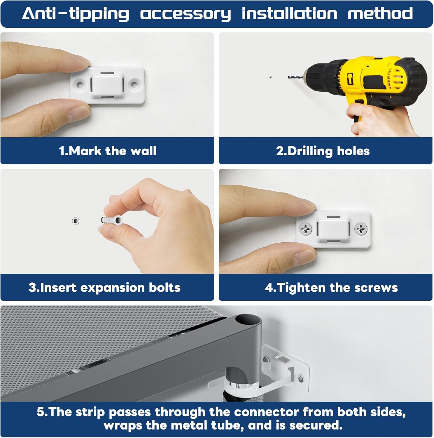 Mavivegue Book Shelf, 20 Cube Storage Organizer, DIY Bookcase, Metal Cube Bookshelf,Tall Book case for Bedroom, Living Room,Office,Closet Storage Organizer, Grey Cubicle Storage Rack