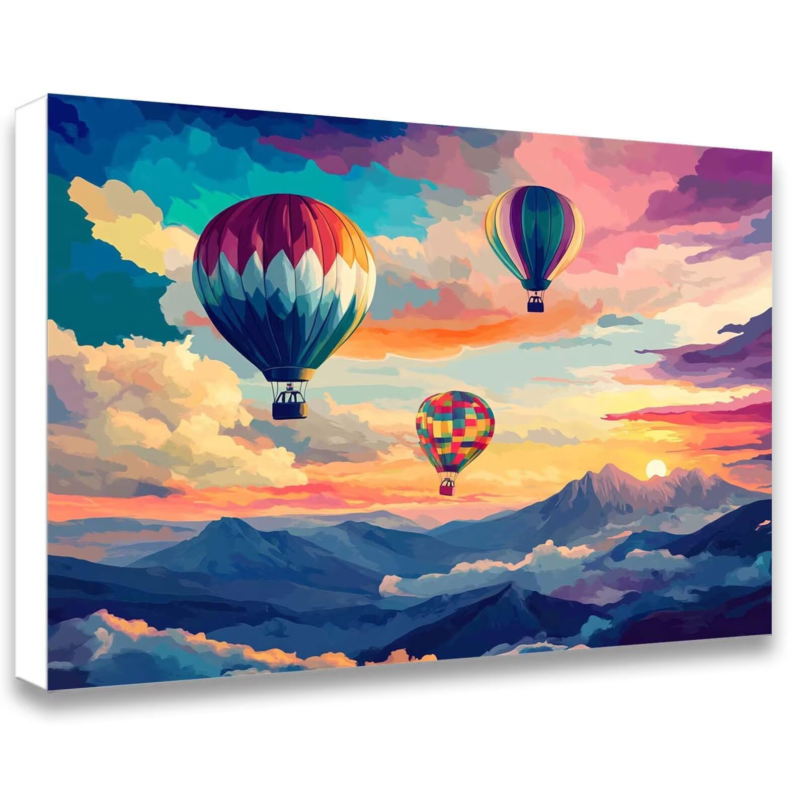 Peinture Numero Adulte Coucher de soleil, Activité Manuelle 90x120cm j0-783