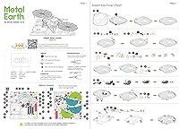 Vista 7 de Metal Earth Fascinations Insight Mars Lander 3D Kit de modelo de metal con pinzas
