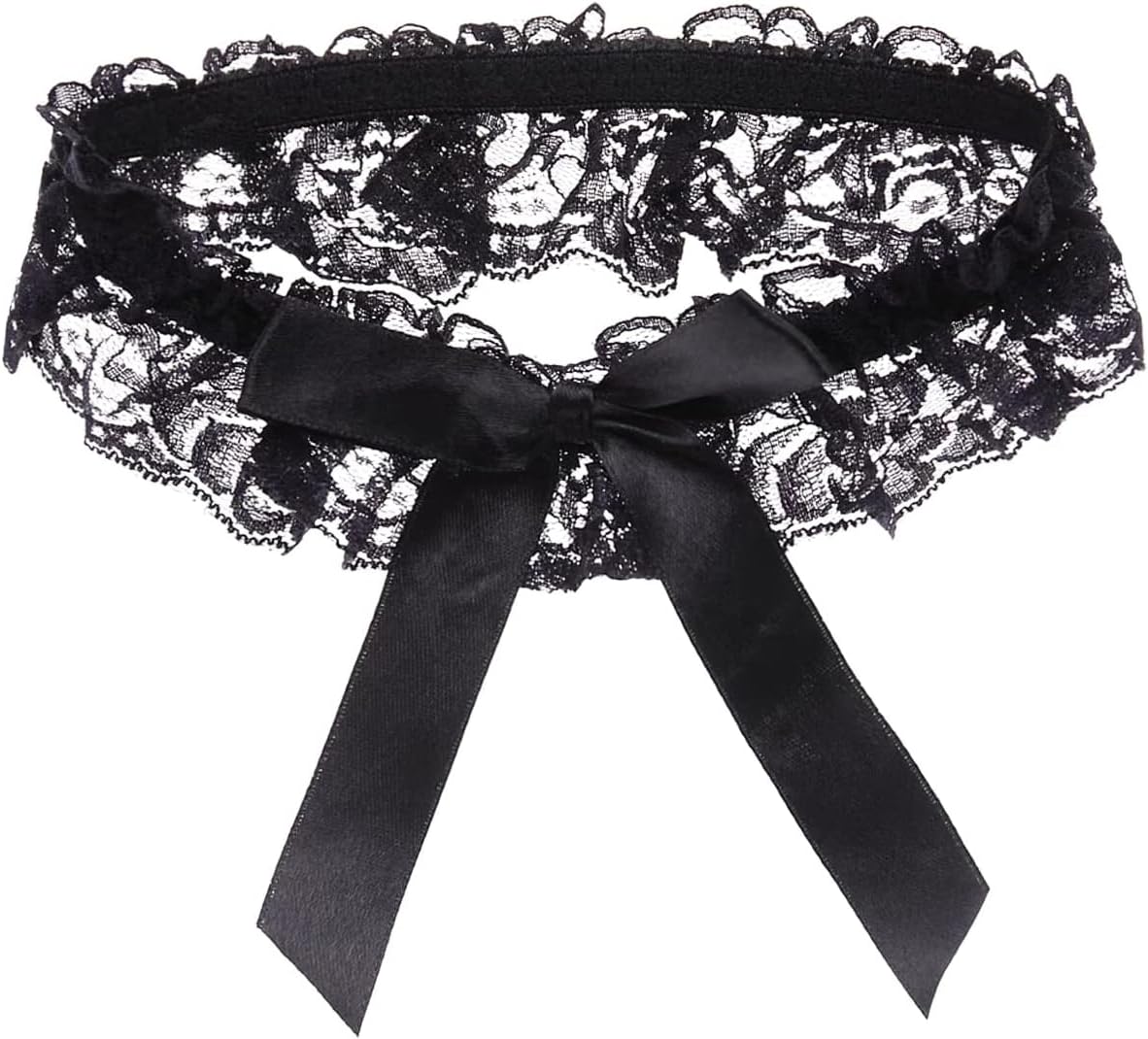 Wedding Garters for Brides,Black/White Lace Bridal Garter,Elastic Leg Ring Bride to Be Garter for Women Girls Hen Party Accessories Hen Do Party Hen Night Bridal Bachelorette