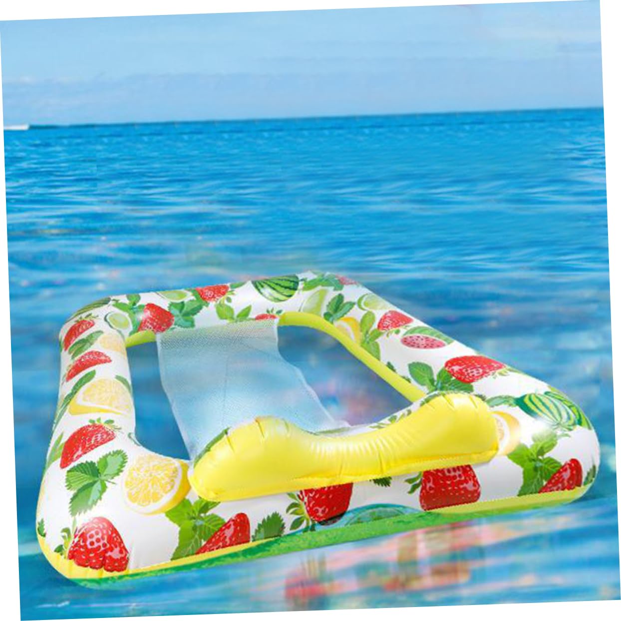 Poltrona Galleggiante Gonfiabile Quadrata in PVC per Piscina