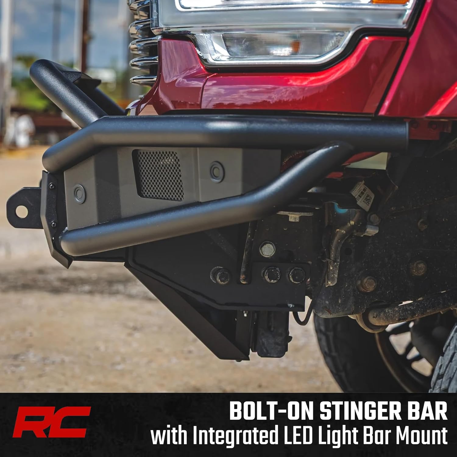 Rough Country Tubular Front Bumper for Ram 2500/3500 (2019–2026) 2WD/4WD)