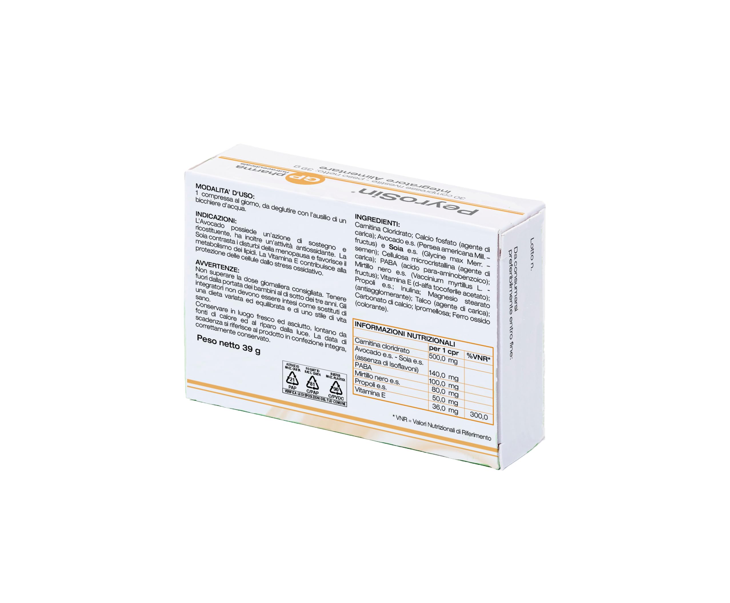 PeyroSin® – Integratore Uomo con Coenzima Q10, L-Arginina, Acetil L-Carnitina, Vitamina E, Zinco e Selenio | Supporto Antiossidante e Benessere Maschile | Formula Avanzata Made in Italy