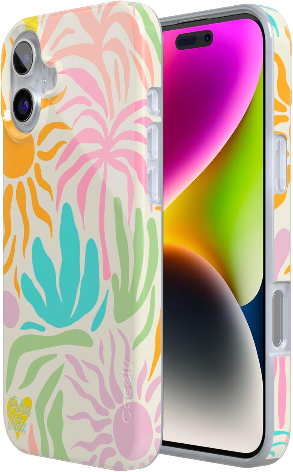 Casely iPhone 16 Case | Pura Vida | Oasis | Compatible with MagSafe | Classic Ultra Slim Design