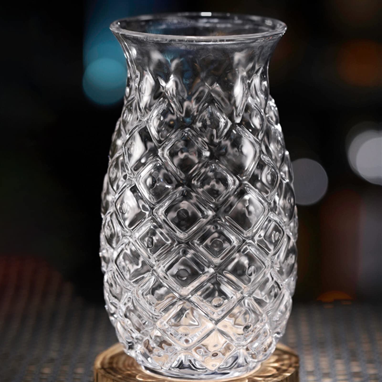 Szklanki Highball, trwały kubek szklanka do wody retro ulga szklanki do picia filiżanka do herbaty kreatywny kubek do picia przezroczysty kubek do wina 480 ml kieliszek do wina do domowego baru Nadaje się do koktajli, wody, soku, piwa, wi